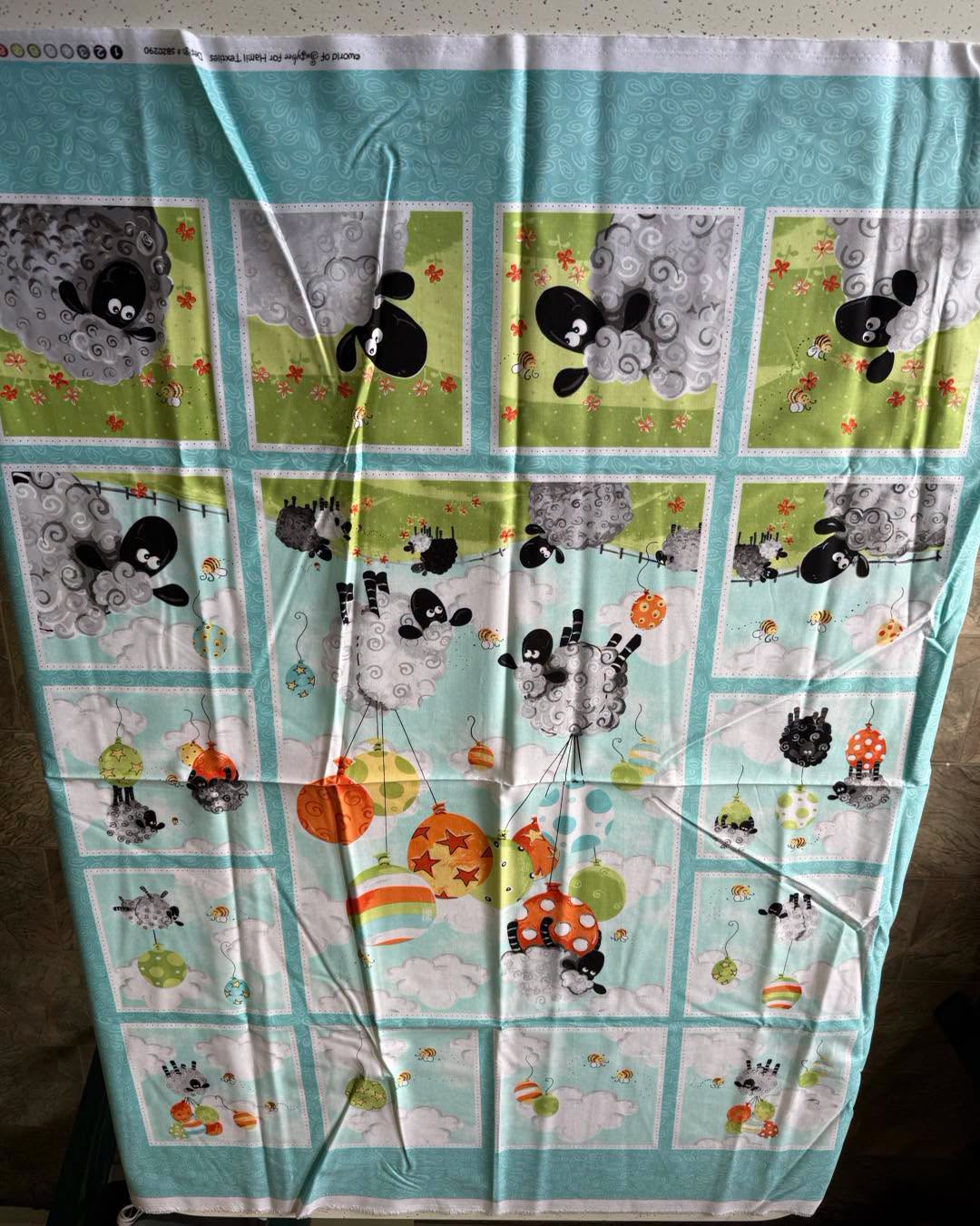 Fabric Panel - Sheeps