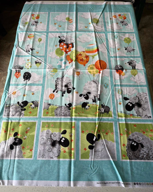 Fabric Panel - Sheeps